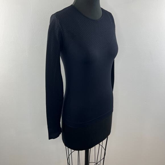 NORTH FACE Under Layer Vaporwick Black Long Sleeve Pullover Shirt Size S Small - Picture 3 of 8